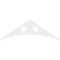Ekena Millwork Pitch Winston Architectural Grade PVC Gable Pediment, 72"W x 24"H x 1"P (8/12) GPP072X024X100WIN - alternate 2